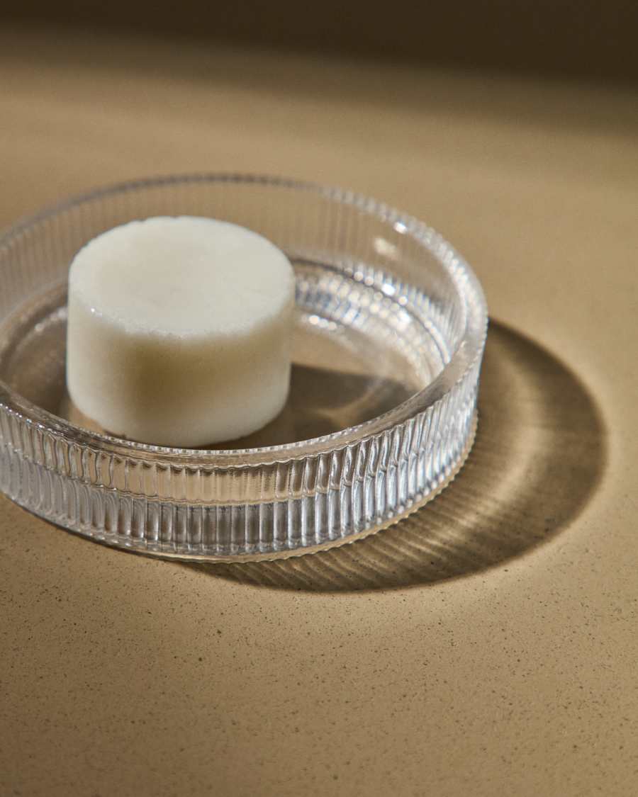 Sabonera Arlem de vidre transparent