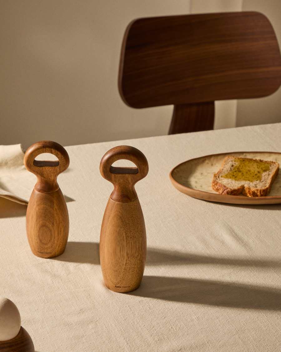 Nukha salt and pepper mill made of FSC 100% acacia wood 20,4 cm