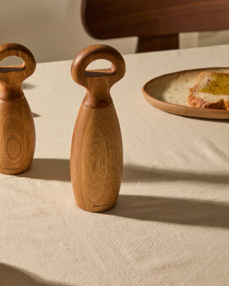 Nukha salt and pepper mill made of FSC 100% acacia wood 20,4 cm