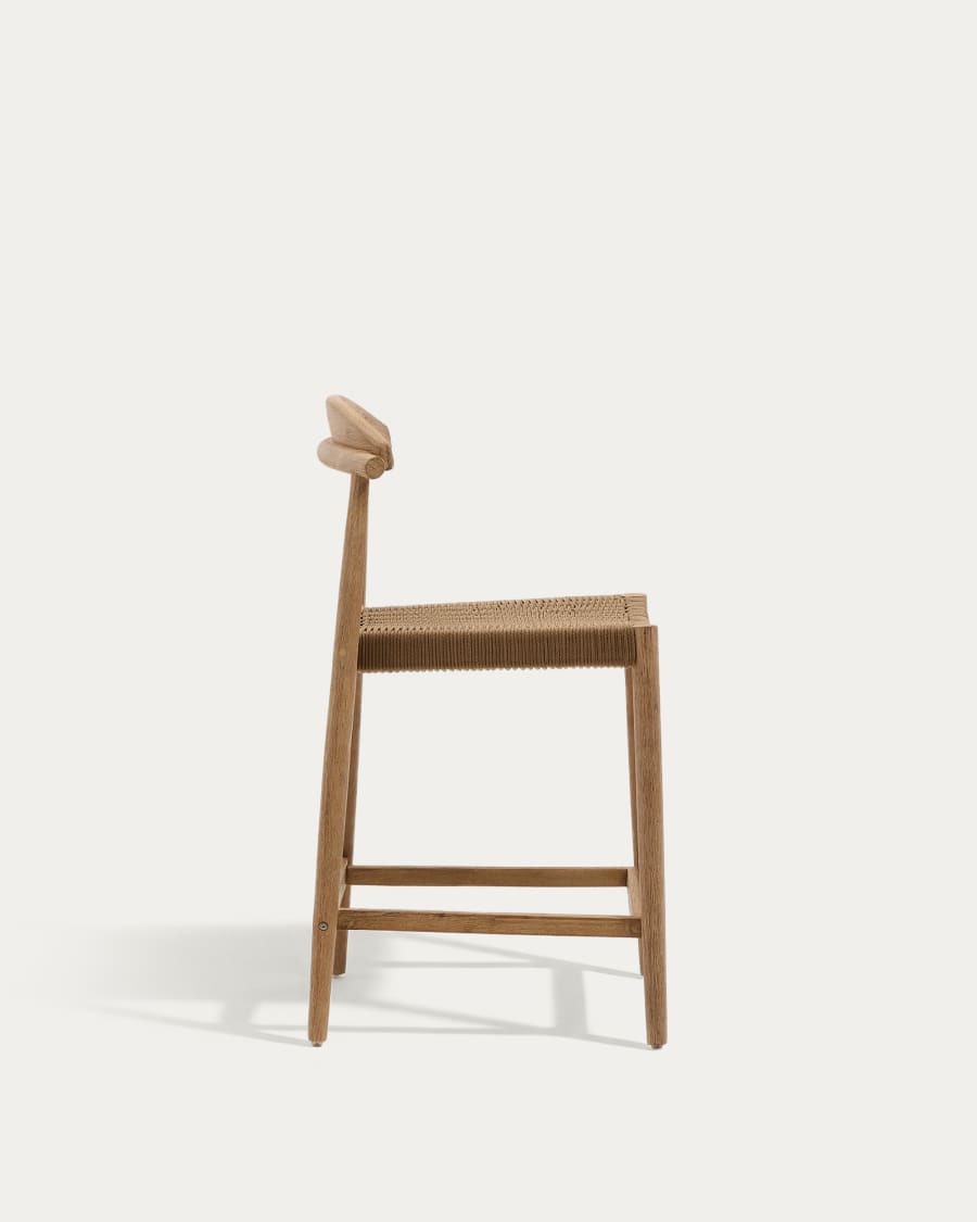 Σκαμπό Nina, μασίφ ξύλο ακακίας, ύψος 62 εκ FSC 100%