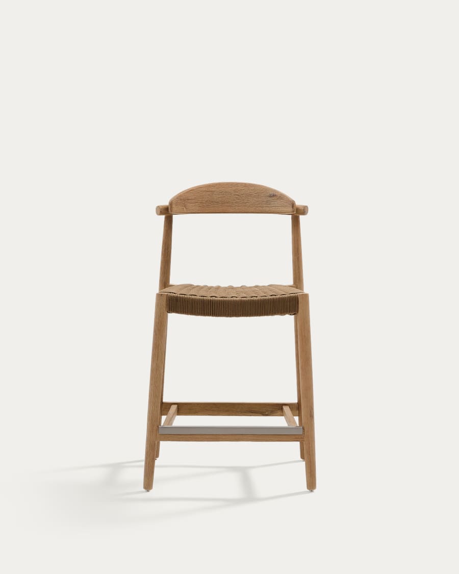 Σκαμπό Nina, μασίφ ξύλο ακακίας, ύψος 62 εκ FSC 100%