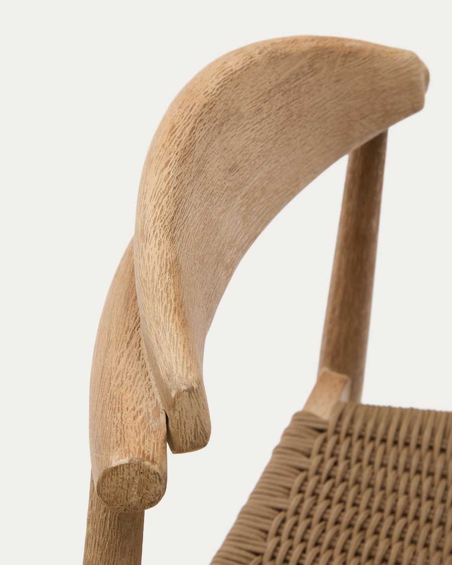 Nina Hocker aus massivem Akazienholz Höhe 76 cm FSC 100%