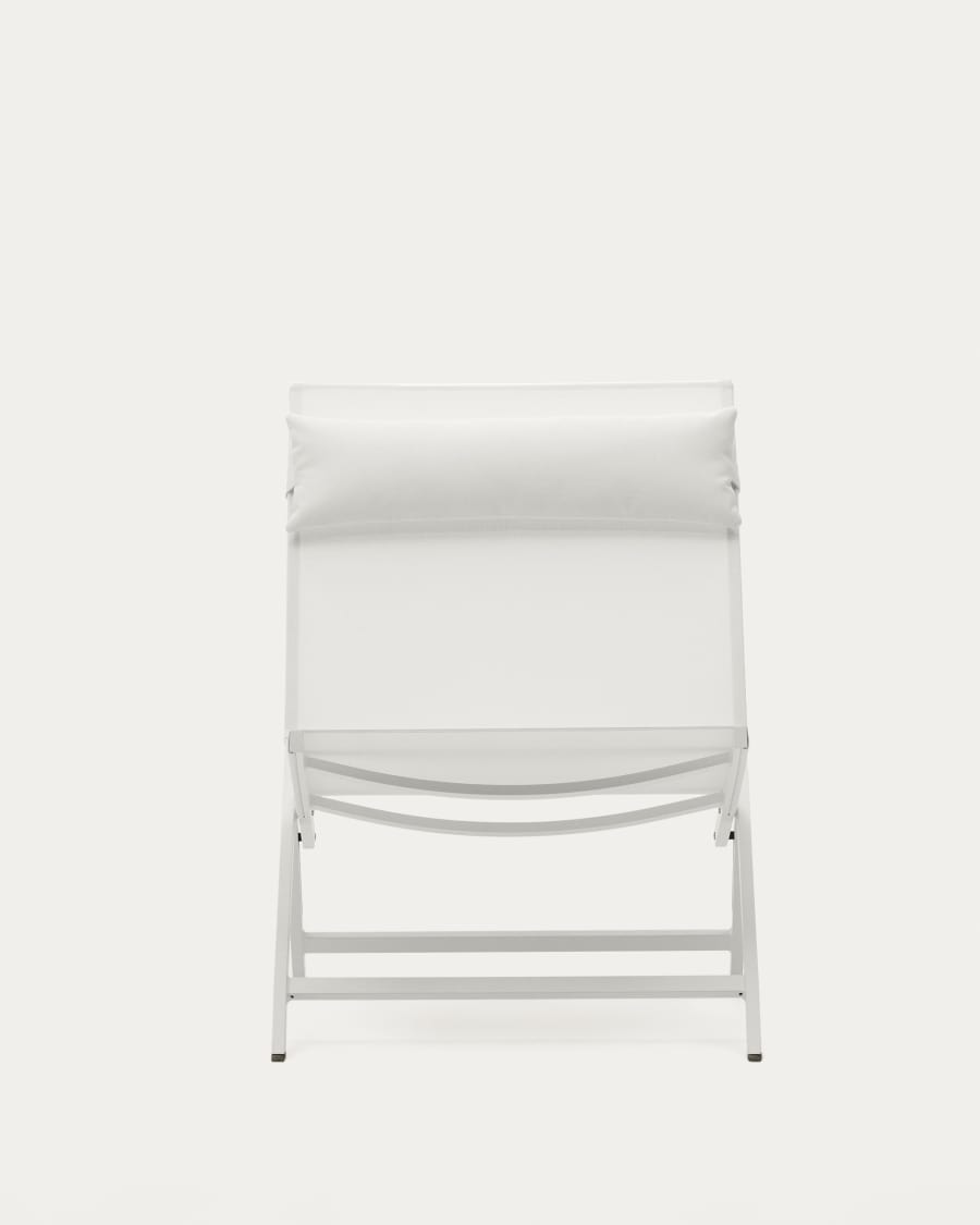 Canutells Klappstuhl aus Aluminium mit weißem Finish