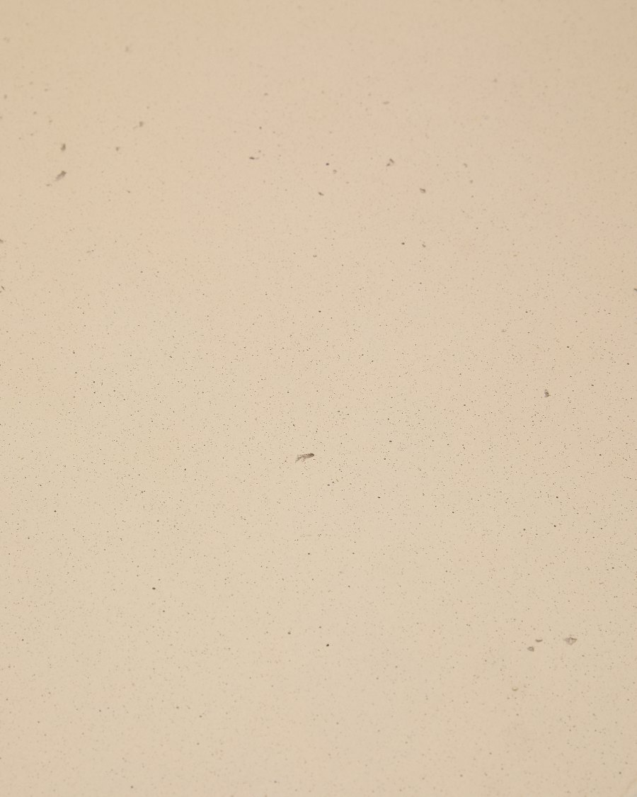 Runder Tisch Aiguablava aus Zement in Beige Ø 90 cm