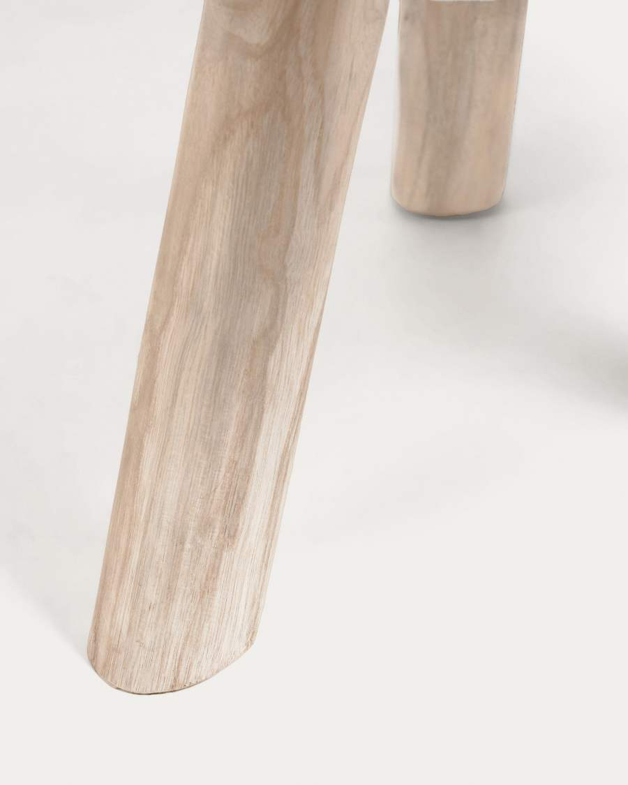 Glenda round solid teak wood coffee table, Ø 55 cm