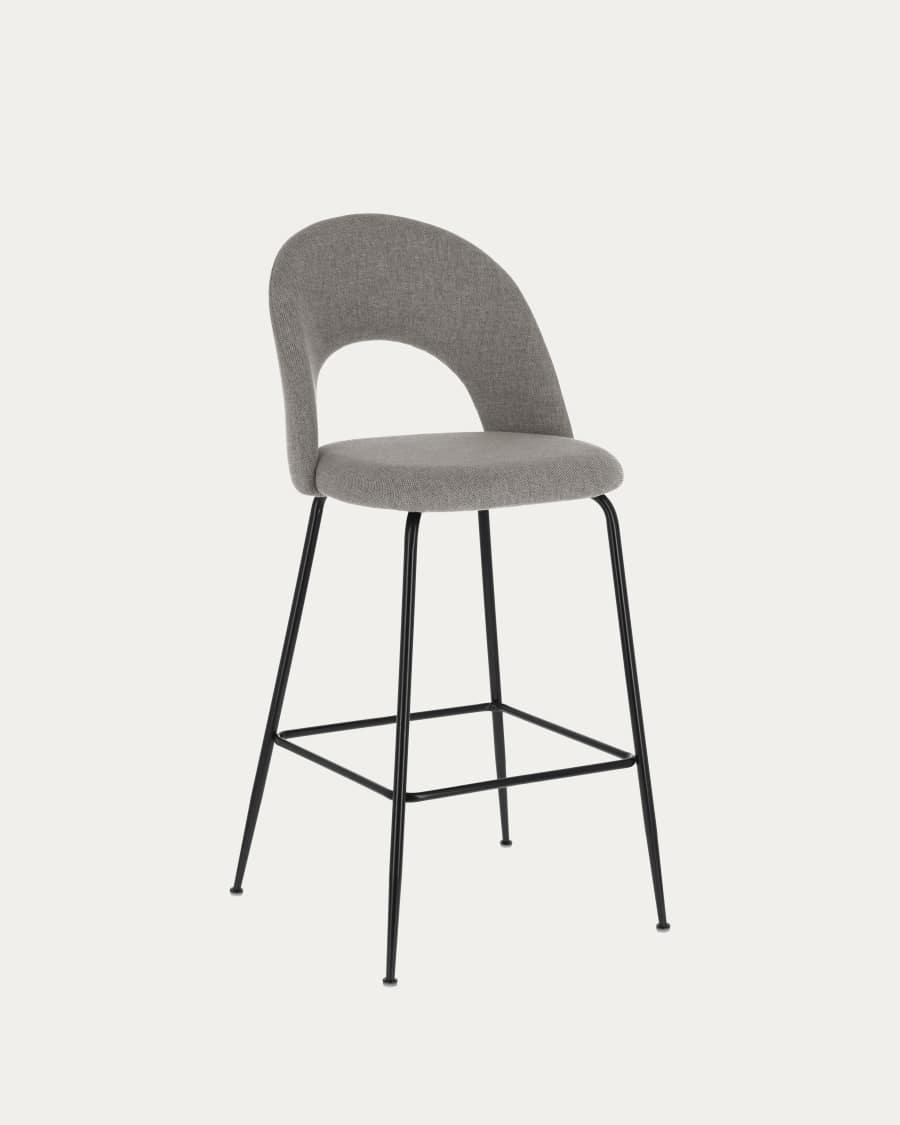 Mahalia light grey stool height 63 cm FSC 100%