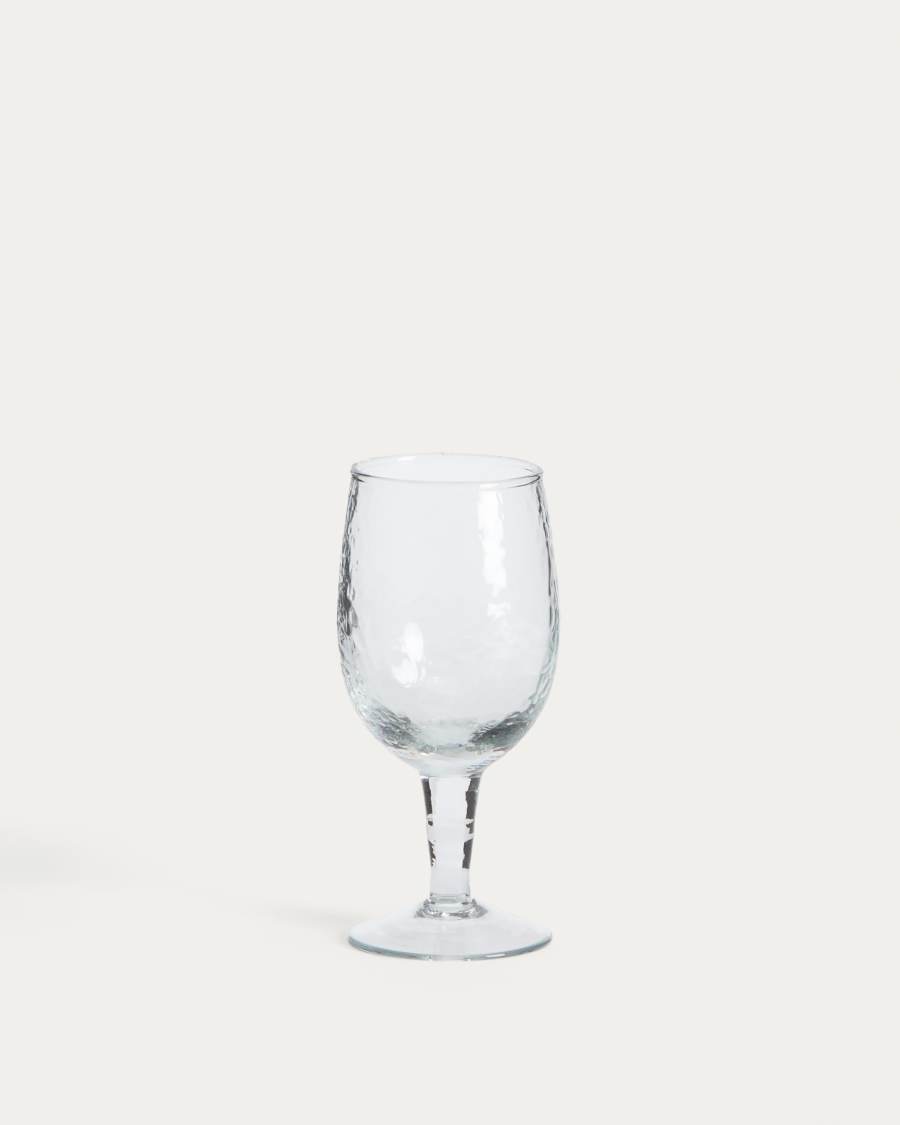 Sileia wine glass made of transparent recycled glass