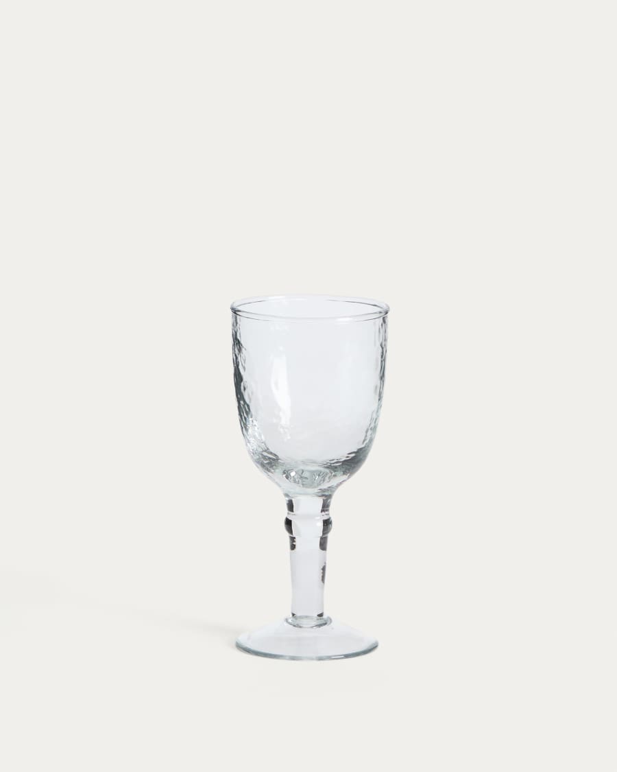 Vinea wine glass made of transparent recycled glass