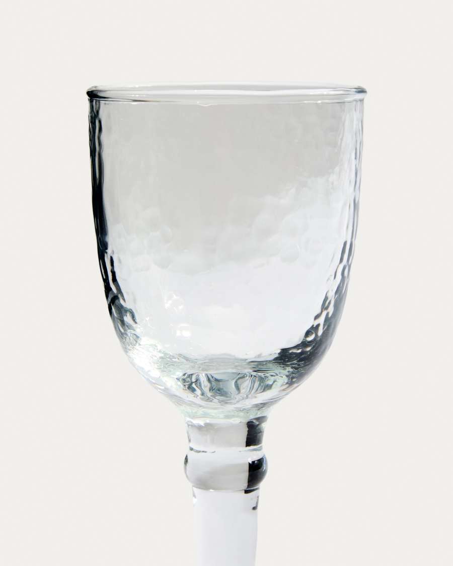 Vinea wine glass made of transparent recycled glass