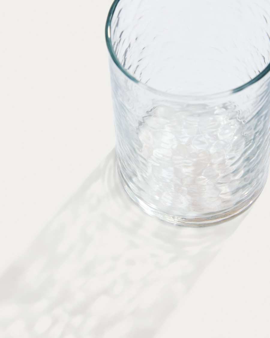 Obila cup made of transparent recycled glass
