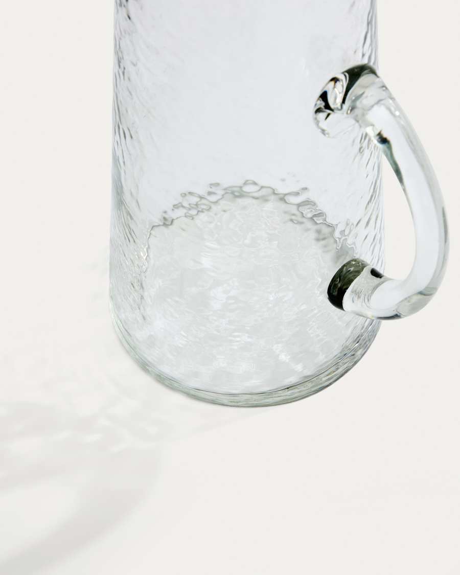 Obila transparent recycled glass jug