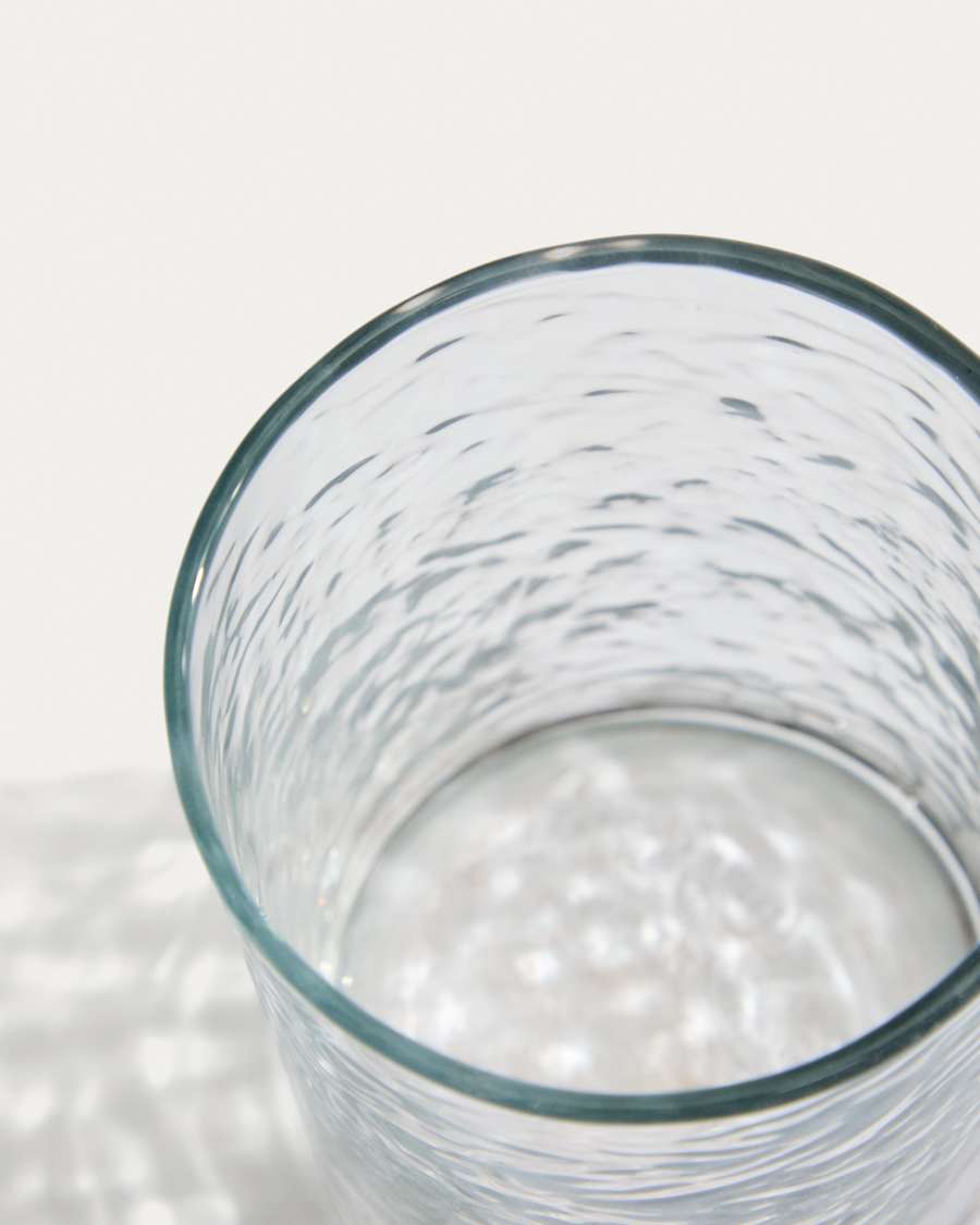Obila cup made of transparent recycled glass