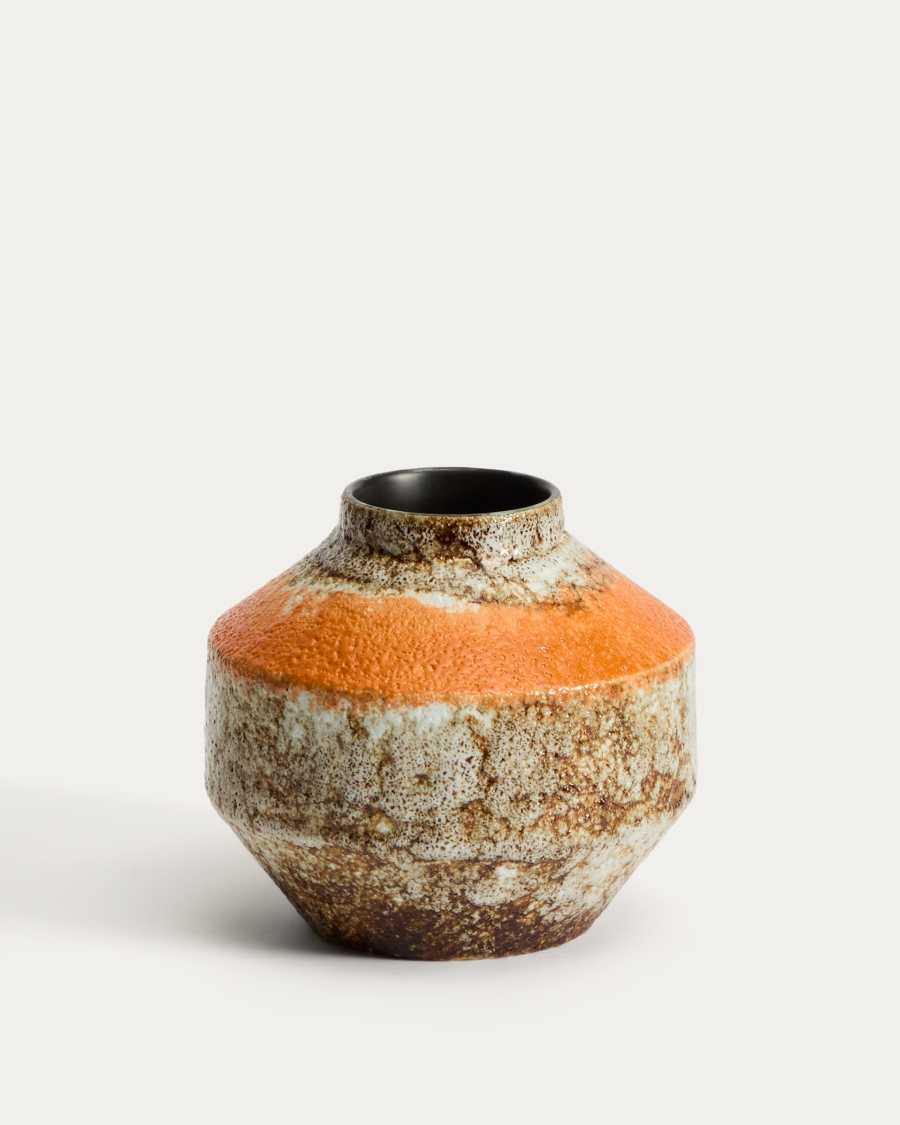Estin vaas van multicolour keramiek, 16,5 cm