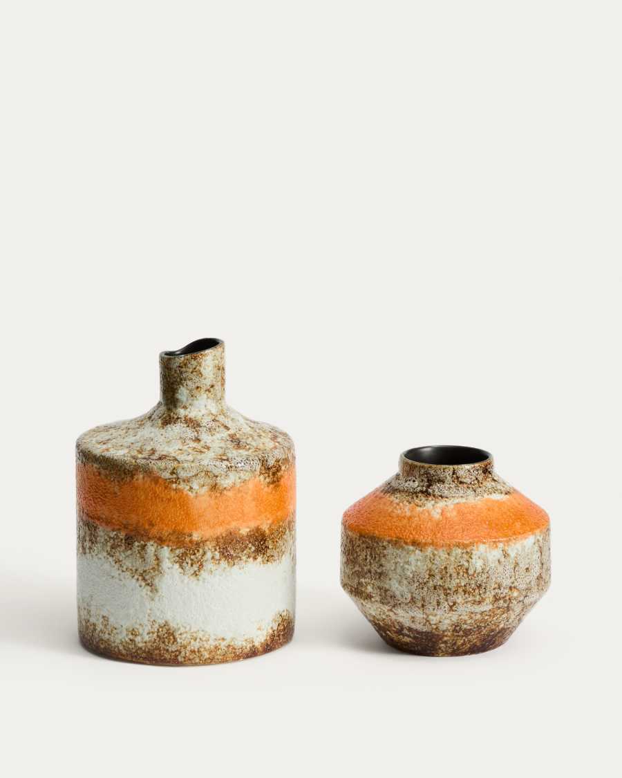 Estin vaas van multicolour keramiek, 16,5 cm