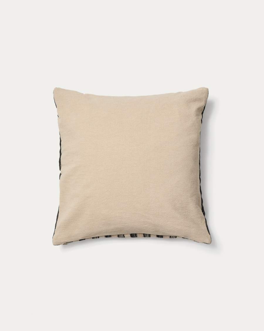 Isena 100% cotton cushion cover with multicoloured embroidery 50 x 50cm