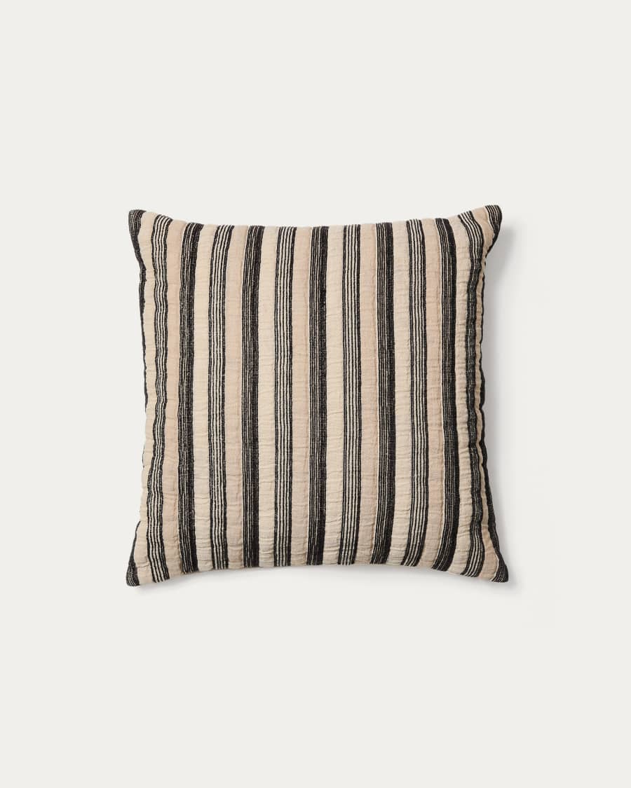 Isena 100% cotton cushion cover with multicoloured embroidery 50 x 50cm