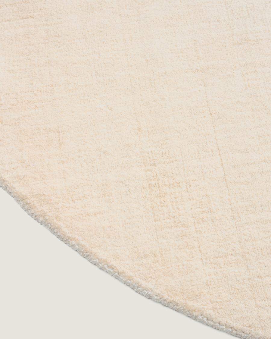 Runder Teppich Empuries, weiß, Ø 200 cm