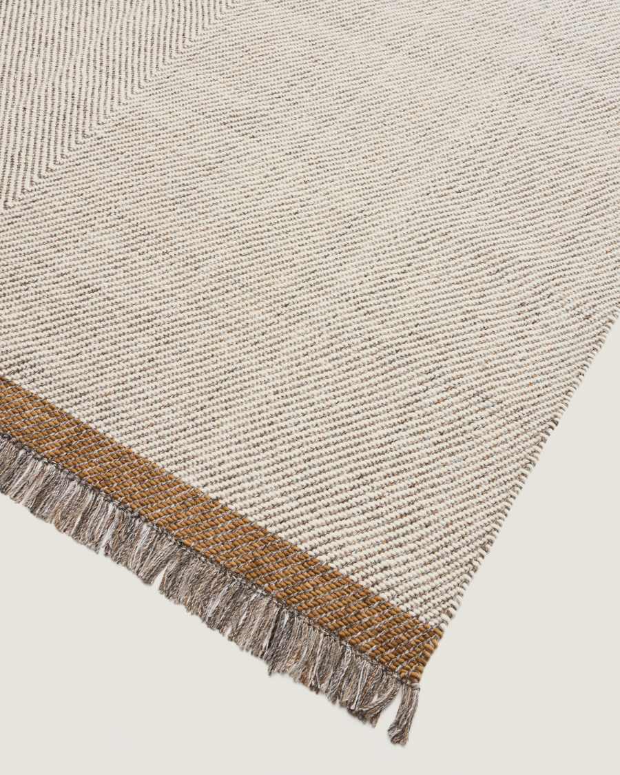 Catifa Brina de llana jacquard espiga beix 300x200 cm