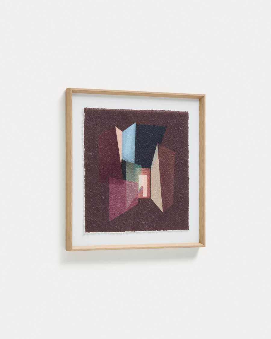 Bild Veluni auf Recyclingpapier, mehrfarbig, 60 x 60 cm