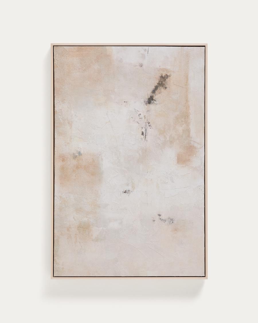 Silpa beige abstract picture 60 x 90cm