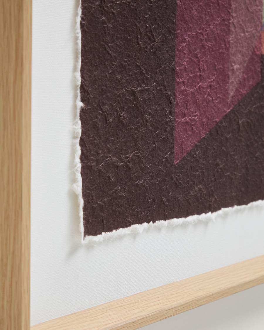 Bild Veluni auf Recyclingpapier, mehrfarbig, 60 x 60 cm