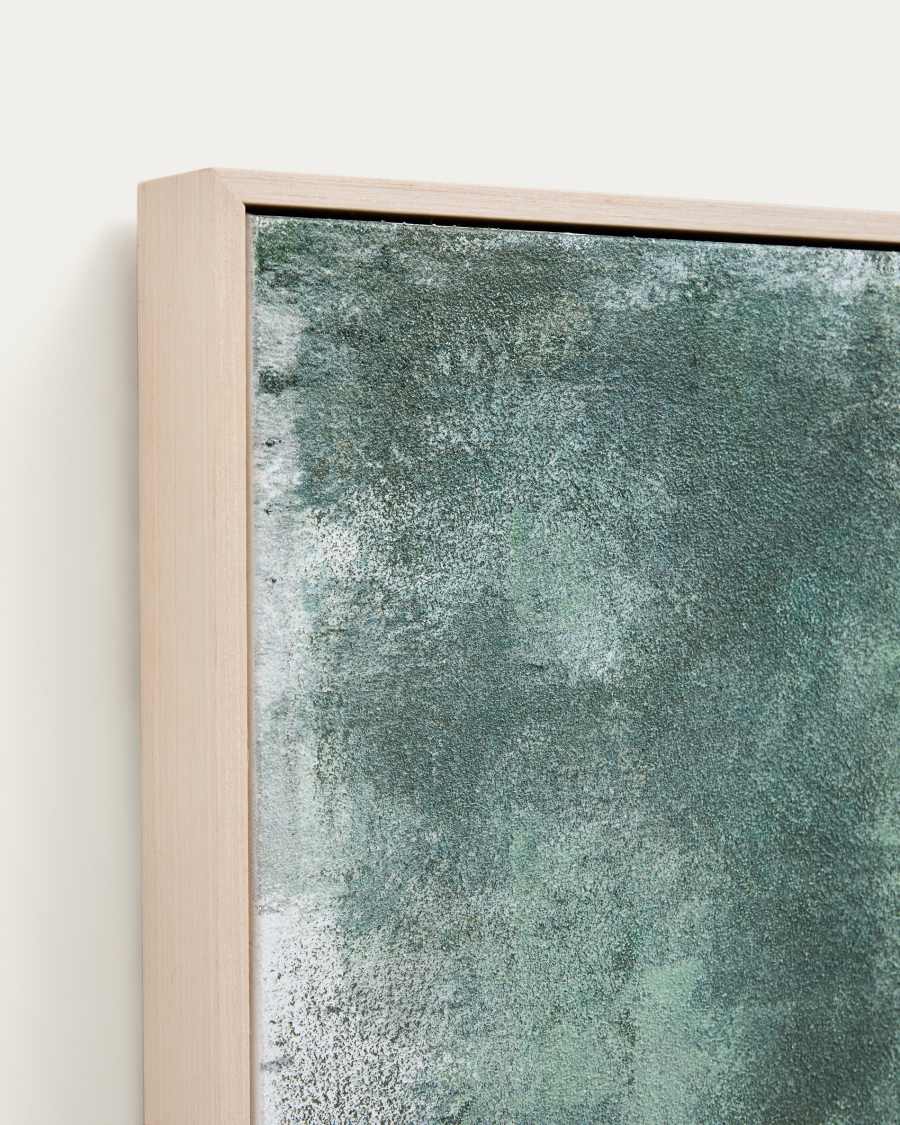 Selnar green abstract picture 182 x 47cm