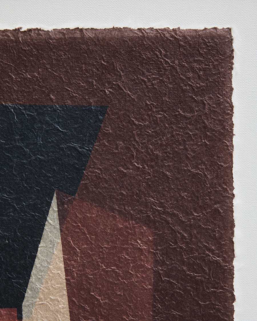 Bild Veluni auf Recyclingpapier, mehrfarbig, 60 x 60 cm