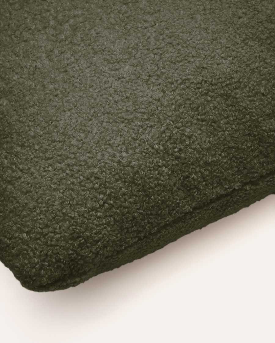 Martina green bouclé cushion 60 x 52 cm