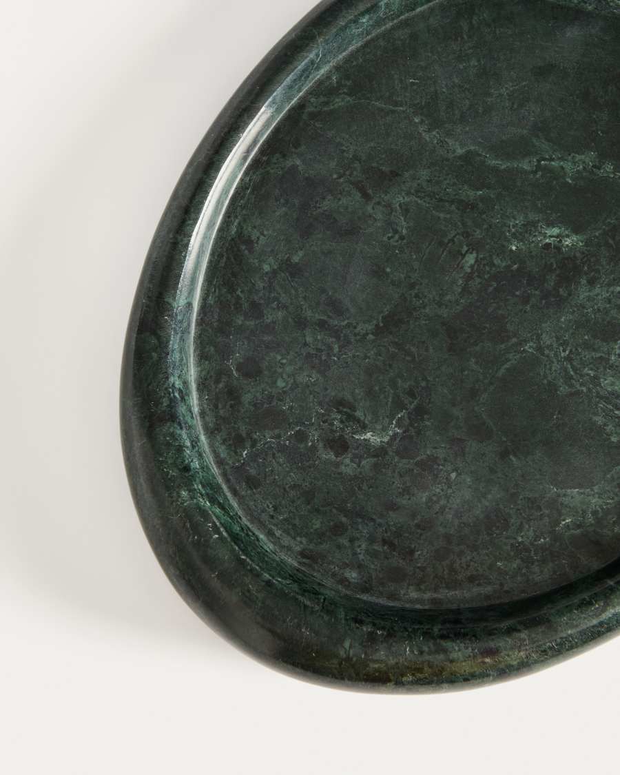 Δίσκος Lenorel από πράσινο μάρμαρο 30 x 23 εκ.