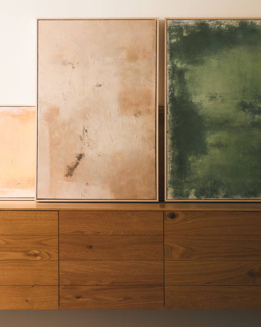 Αφηρημένη ζωγραφική Selnar πράσινο 60 x 90 εκ