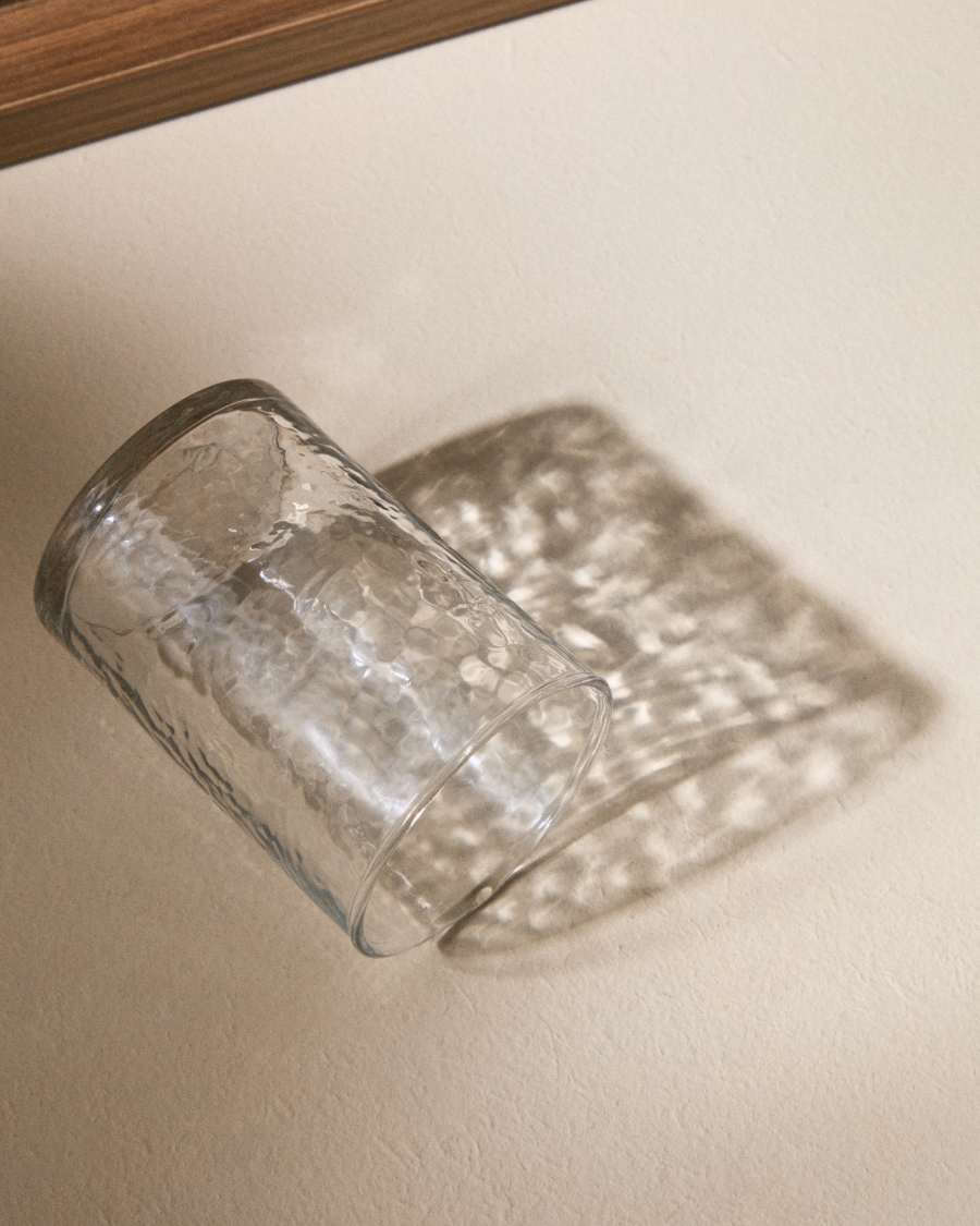 Obila cup made of transparent recycled glass