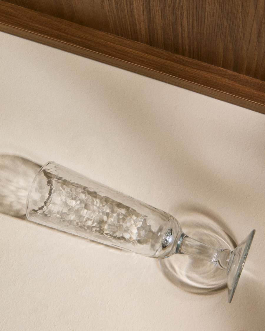 Sileia wine glass made of transparent recycled glass