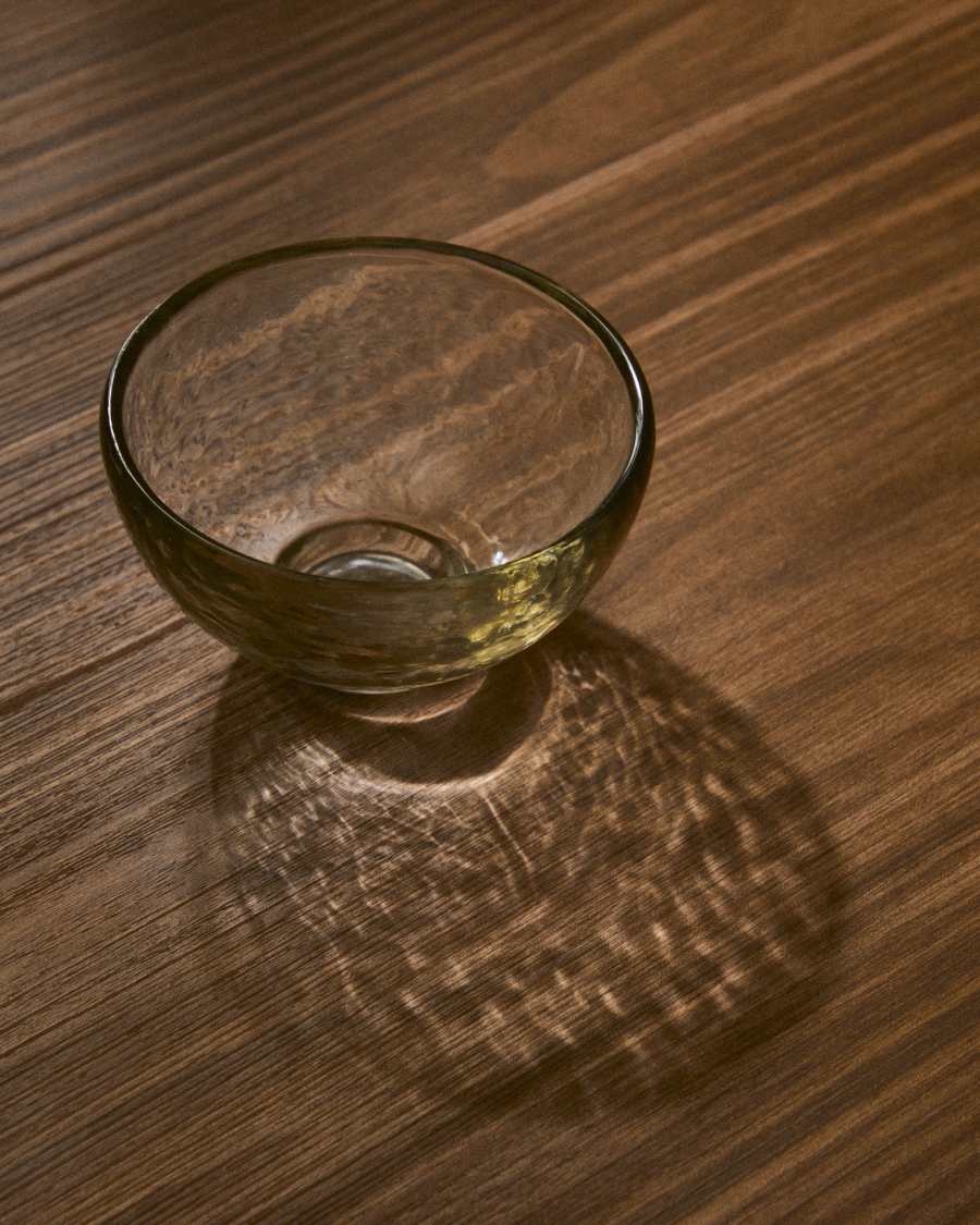 Sileia small bowl made of transparent recycled glass