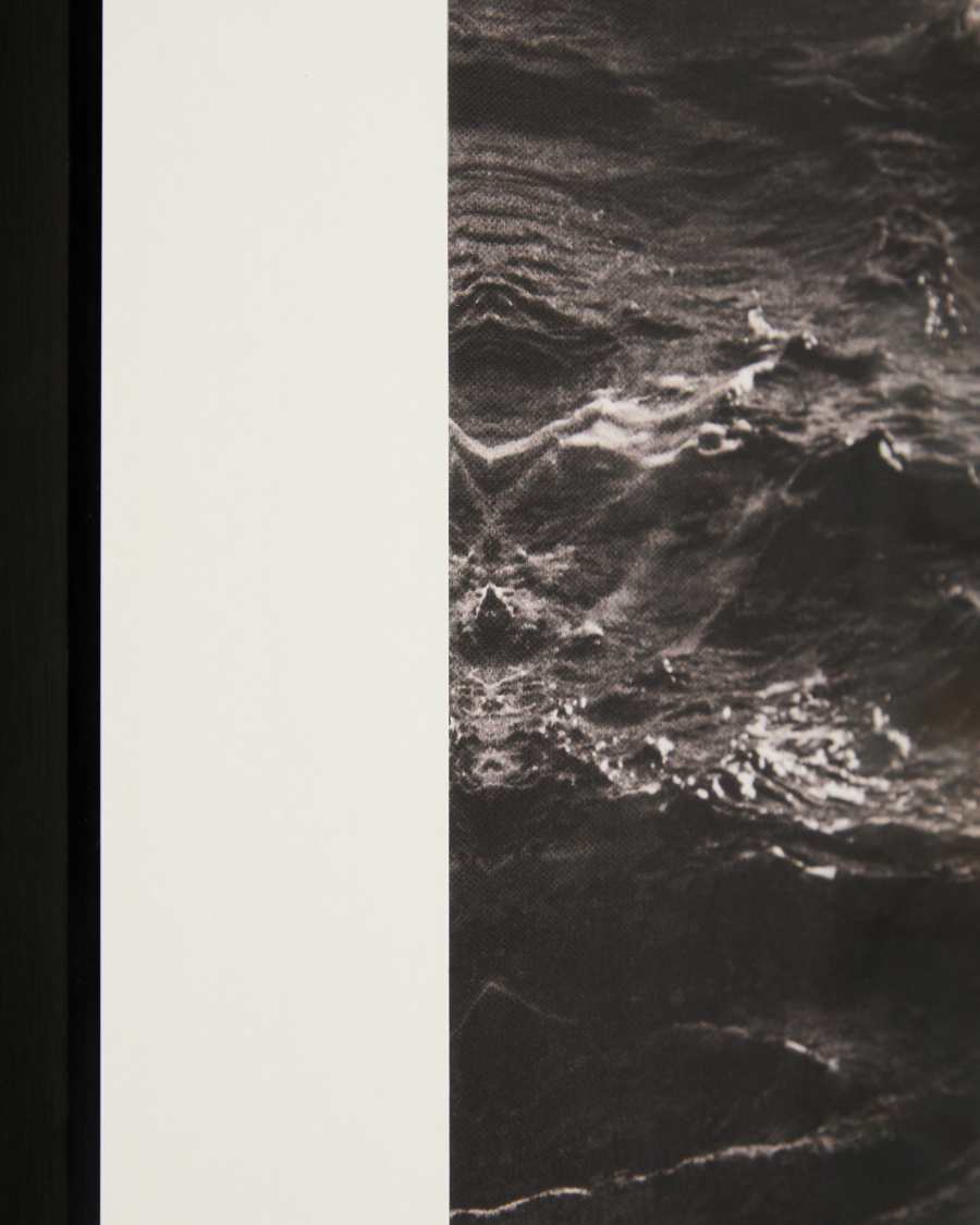 Zavira picture with photograph of waves 64 x 84cm