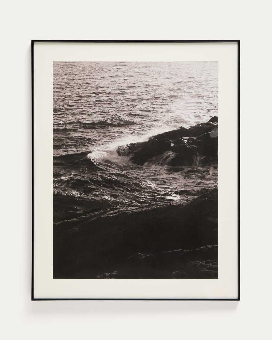 Zavira picture with photograph of waves 64 x 84cm
