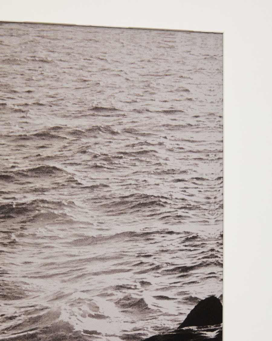 Zavira picture with photograph of waves 64 x 84cm