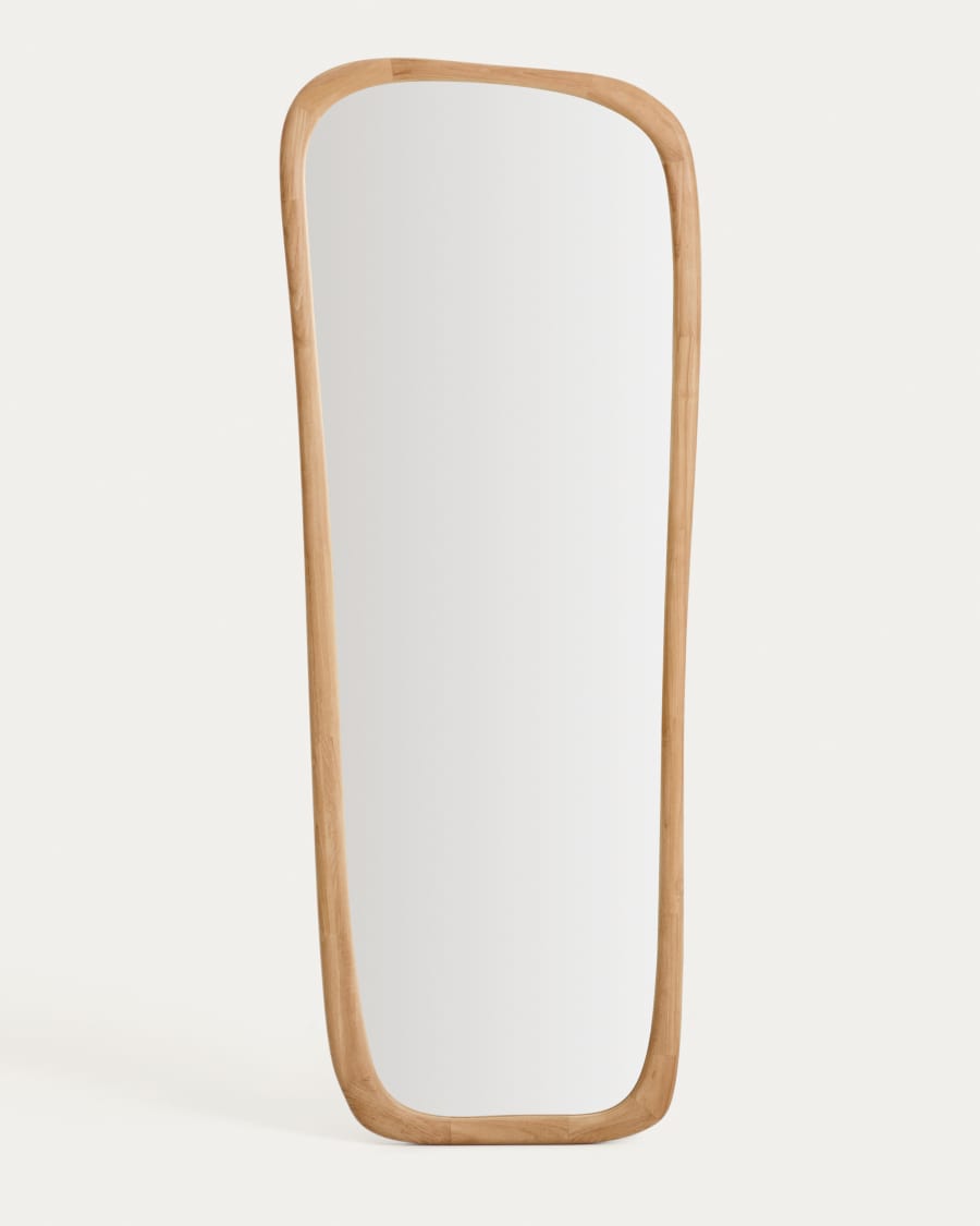 Alura teak wood mirror 158 x 61cm FSC 100%