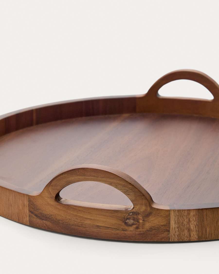 Zoa tray made of acacia wood FSC 100% Ø50 cm