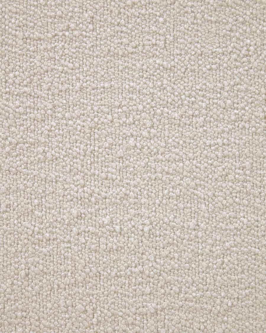 Mihaela 3 seater sofa with left-hand chaise longue in white micro bouclé, 264 cm FSC Mix Credit