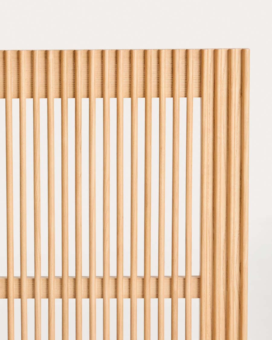 Testiera Beyla in legno massiccio di frassino per letto fino a 180 cm FSC 100%