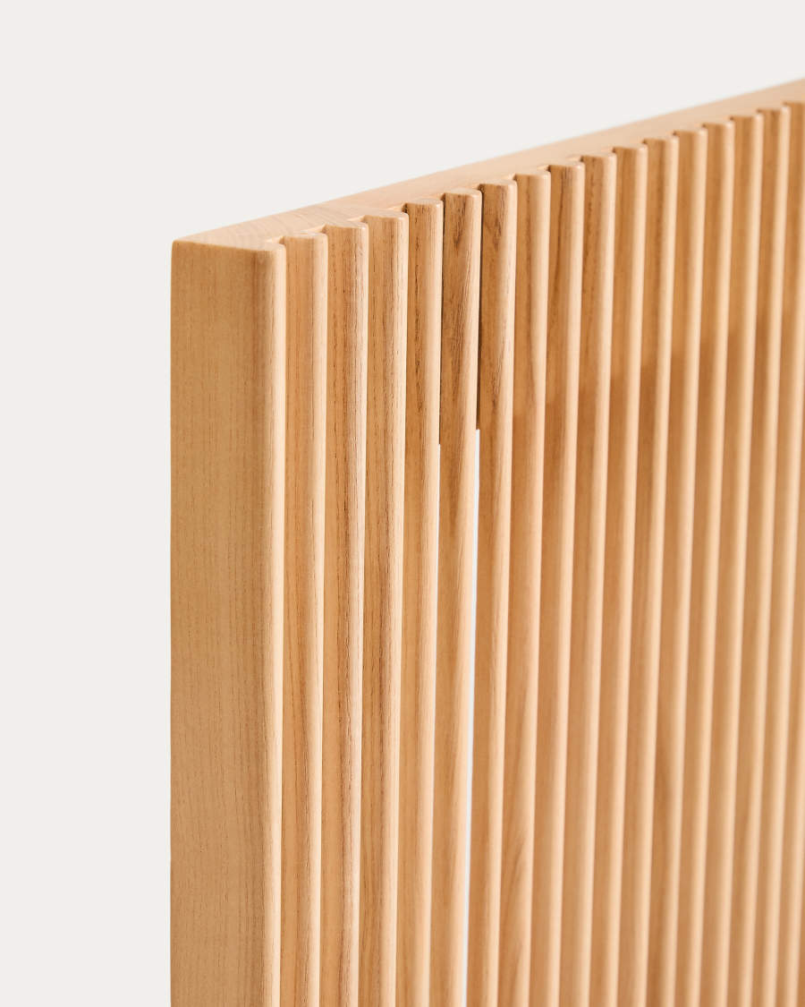 Testiera Beyla in legno massiccio di frassino per letto fino a 180 cm FSC 100%