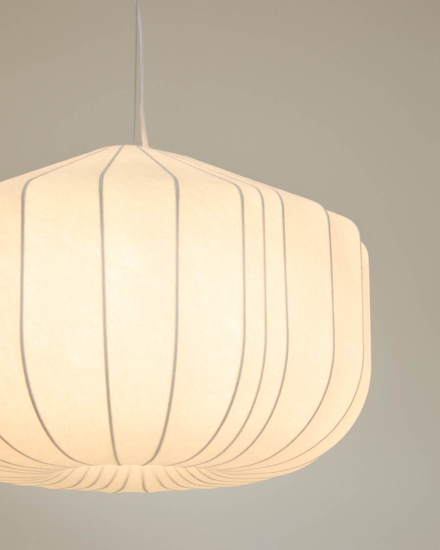 Somar ceiling lamp made with synthetic fibres and steel rods Ø51cm