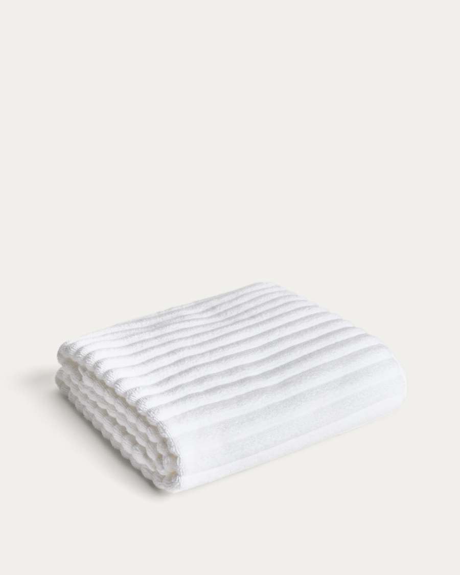 Navira 100% cotton white bath towel 70 x 140cm