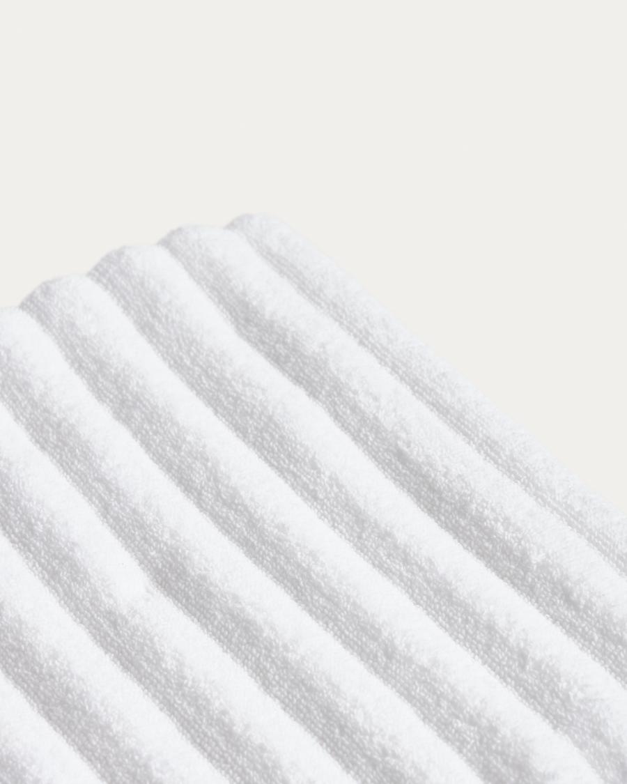 Navira 100% cotton white face towel 30 x 50cm