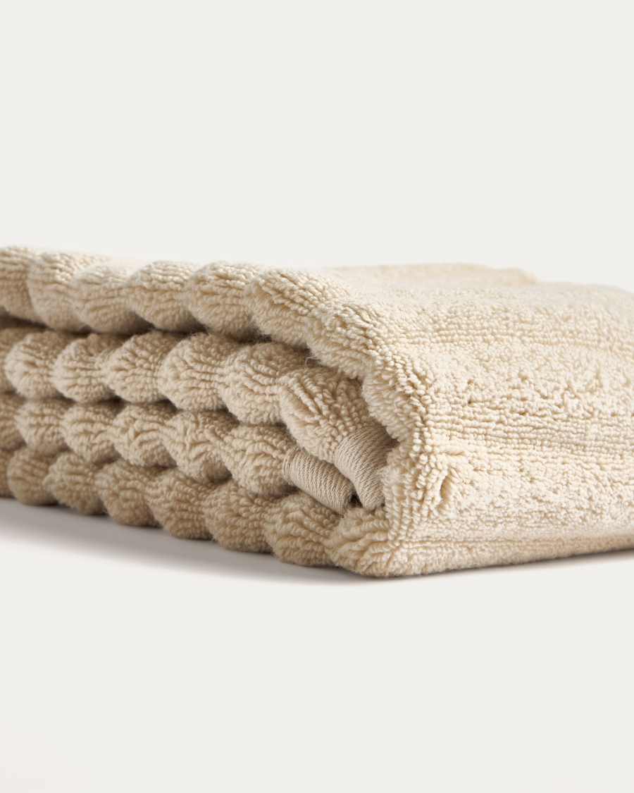 Navira 100% cotton beige hand towel 50 x 90cm