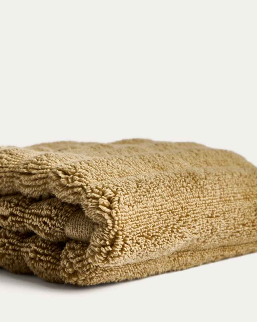 Navira 100% cotton light green face towel 30 x 50cm