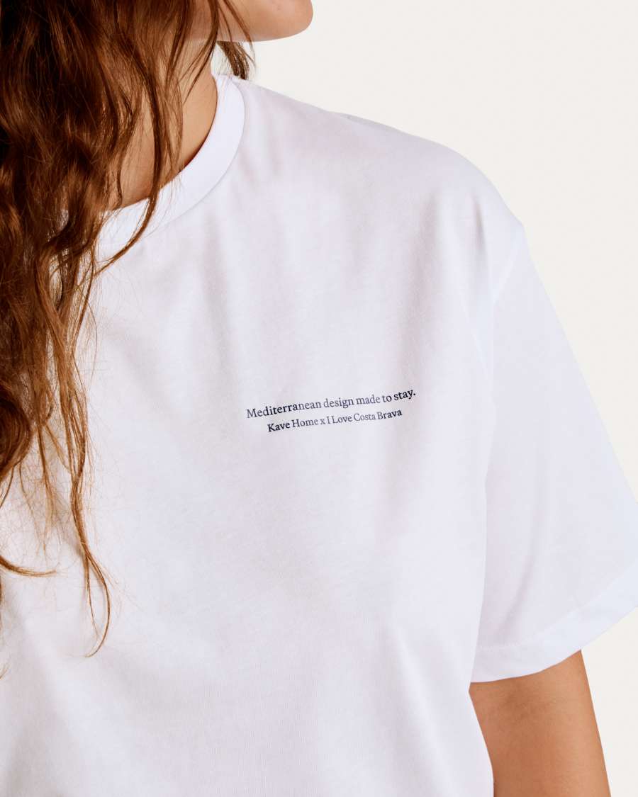 Unisex T-shirt I Love Costa Brava x Kave Home, 100% cotton, colour white, size L