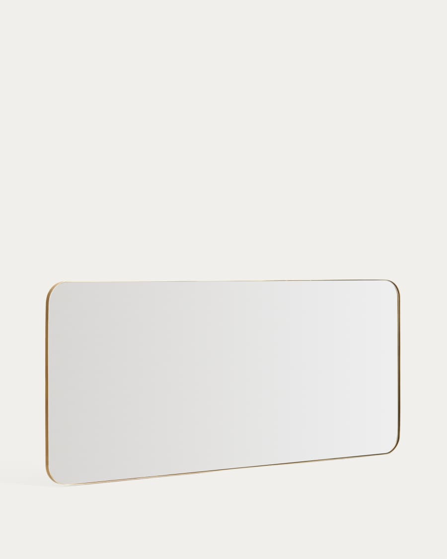 Marco gold metal mirror 80 x 180cm