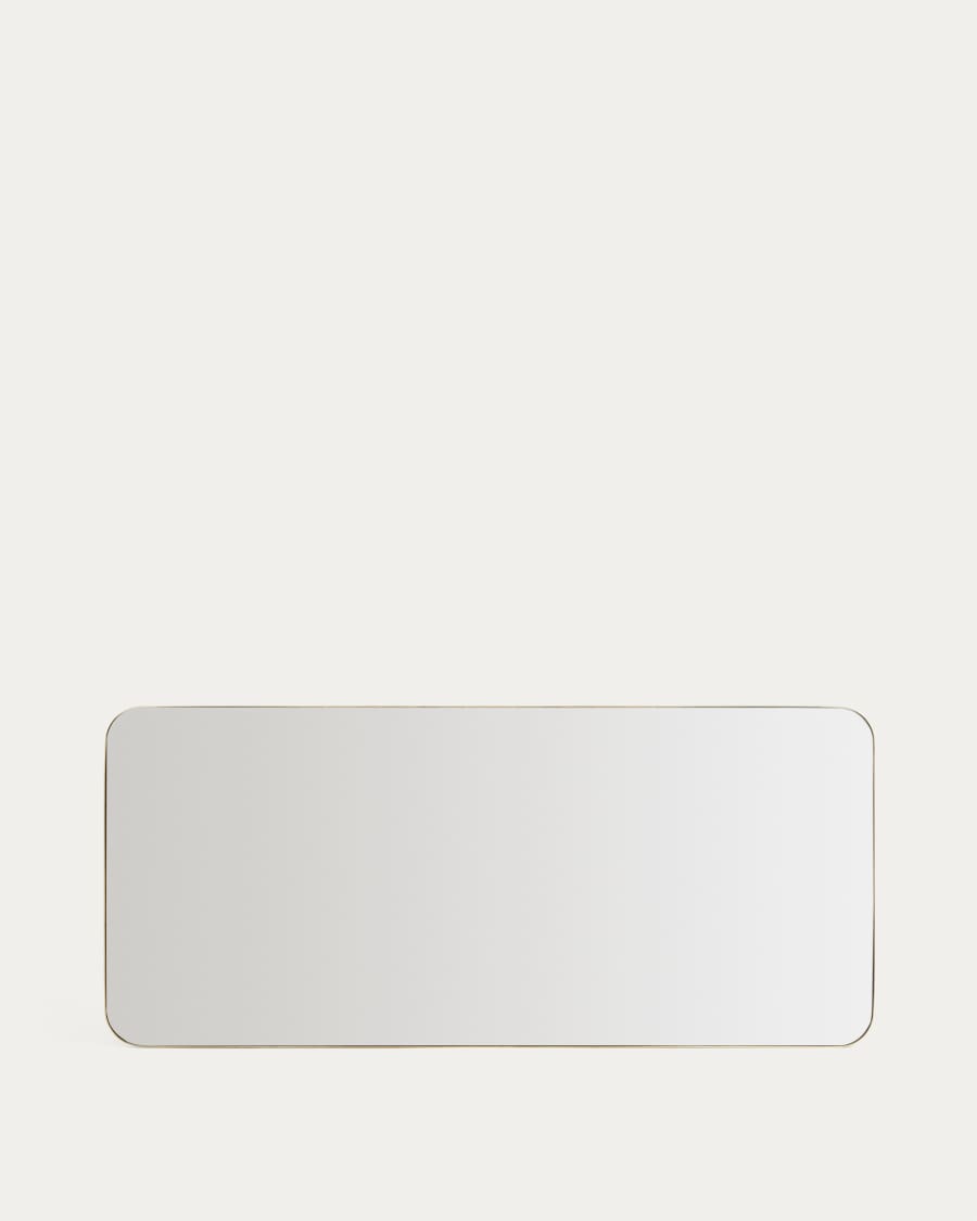 Marco gold metal mirror 80 x 180cm