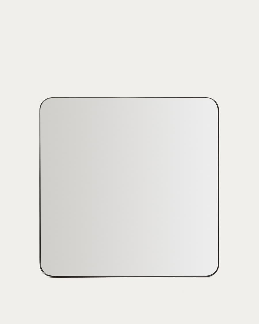 Marco black metal mirror 60 x 60cm